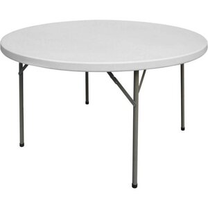Fiesta Table de Repas Pliable | 13.6 Kg | Ø1220x740mm Fiesta Table de Repas Pliable | 13.6 Kg | Ø1220x740mm