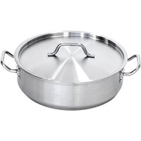 Casserole Satinée avec Couvercle | 11.2 Litres | 110x360mm