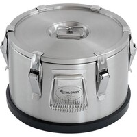 Thermos de Transport INOX | 10 litres | avec Robinet | Ø360x235mm