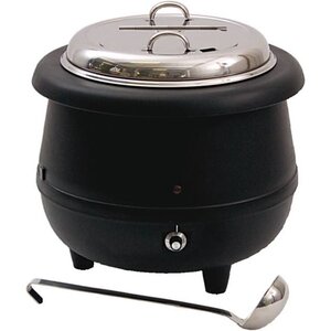 Sunnex Marmite à Soupe Electrique | 10 Litres | avec Louche | 400W | Ø390x360mm Sunnex Marmite à Soupe Electrique | 10 Litres | avec Louche | 400W | Ø390x360mm