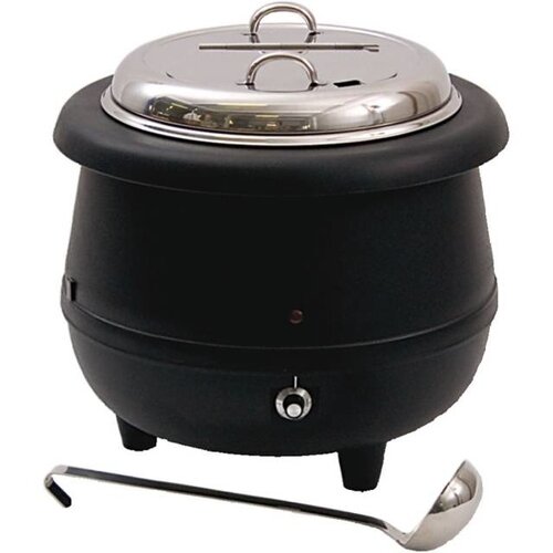 Sunnex Marmite à Soupe Electrique | 10 Litres | avec Louche | 400W | Ø390x360mm Sunnex Marmite à Soupe Electrique | 10 Litres | avec Louche | 400W | Ø390x360mm