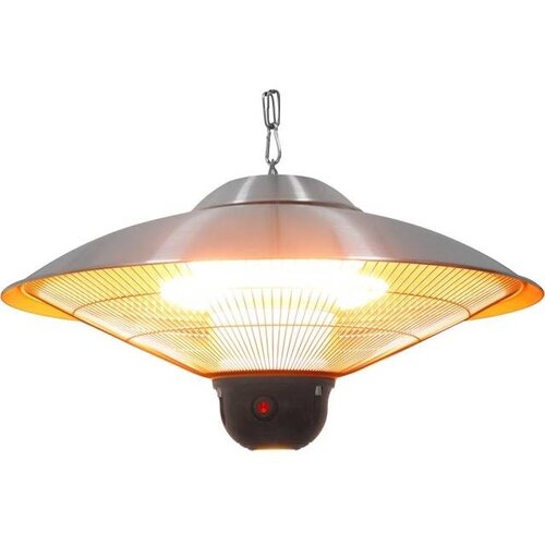 Stalgast Lampe Chauffante Suspendue | Télécommande | Eclairage LED | 3.2Kg | Ø360x270mm