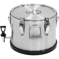 Thermos de Transport INOX | 15 litres | avec Robinet | Ø360x295mm