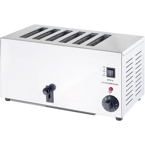 Stalgast Toaster 6 Fentes | 2500W | 34Kg | 640x440x175mm