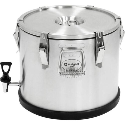Stalgast Thermos de Transport INOX | 20 Litres | avec Robinet | Ø360x415mm Stalgast Thermos de Transport INOX | 20 Litres | avec Robinet | Ø360x415mm