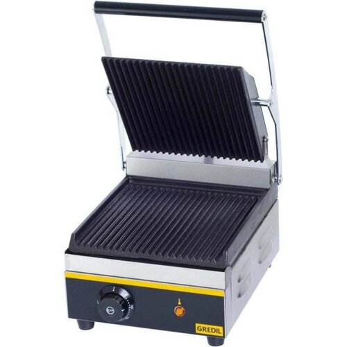 Stalgast Grill de Contact Rainuré | 200x325x265(h)mm