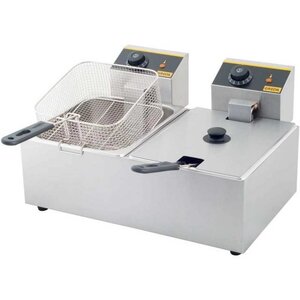 Stalgast Friteuse Électrique | 2x5 Litres | 540x420x270mm(h)