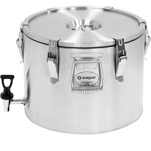 Stalgast Thermos INOX | 30 litres | Basic Line avec Robinet | Ø360x450mm Stalgast Thermos INOX | 30 litres | Basic Line avec Robinet | Ø360x450mm