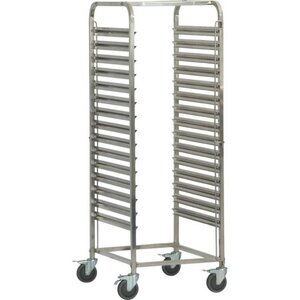Stalgast Chariot Echelles INOX | 16 x Plaques 600x400 mm | 620x470x1735(h)mm Stalgast Chariot Echelles INOX | 16 x Plaques 600x400 mm | 620x470x1735(h)mm