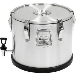 Stalgast Thermos de Transport INOX | 35 Litres | avec Robinet | Ø360x535mm Stalgast Thermos de Transport INOX | 35 Litres | avec Robinet | Ø360x535mm