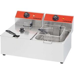 Stalgast Friteuse 2x5 Litres | 6,4kW | 535x420x295(h)mm