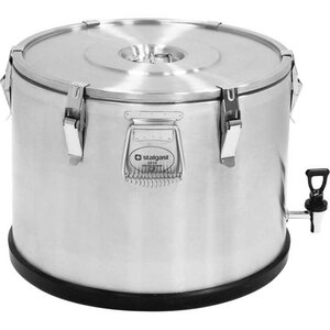 Stalgast Thermos de Transport INOX | 50 Litres | avec Robinet | Ø500x380mm Stalgast Thermos de Transport INOX | 50 Litres | avec Robinet | Ø500x380mm