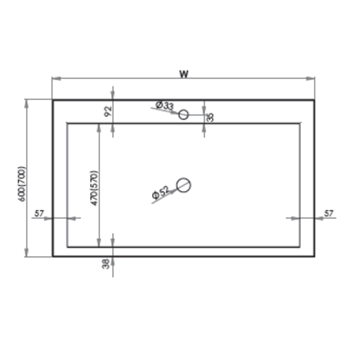 Stalgast Evier Simple | Profond Soudé 400 mm | 700x800x850(h)mm