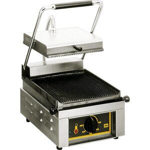 Roller Grill Grill de Contact Électrique | Rainurée | 2 kW |18Kg | 330x385x220(h)mm