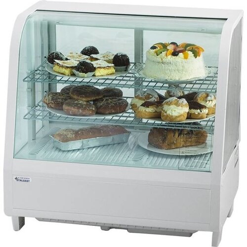 Stalgast Vitrine Réfrigérée Blanc | 100 Litres | 682x450x675(h)mm