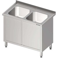 Evier Double |  1000x600x850 mm (h)