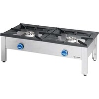 Cuisinière Double | à Gaz | 2x9 kW |G30 (propane-butane) |1160x580x380mm(h)