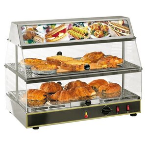 Roller Grill Vitrine Chauffante | 0,65kW | 590x350x(h)480mm