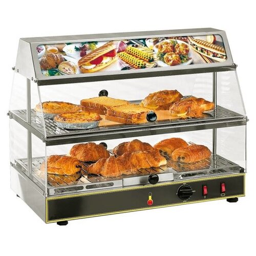 Roller Grill Vitrine Chauffante | 0,65kW | 590x350x(h)480mm