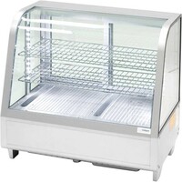 Vitrine Réfrigéré | Comptoir | 100L | Argent | LED | 682x450x(h)675mm