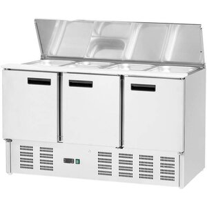 Stalgast Comptoir Réfrigéré | 3 Portes | 400L | 0.23kW | 1365x700x(h)885mm