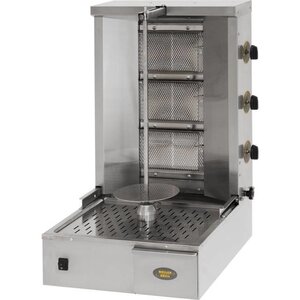 Roller Grill Grill pour Gyros / Kebab| à Gaz | 10,5 kW | 580x660x(h)870mm