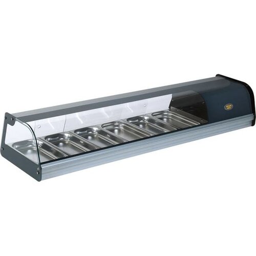 Roller Grill Vitrine Réfrigérée | 6x GN 1/3 | 1450x400x(h)260mm Roller Grill Vitrine Réfrigérée | 6x GN 1/3 | 1450x400x(h)260mm