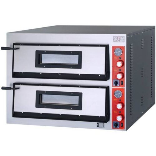 Stalgast Four à Pizza | F-Line | 2 x4 Pizzas 36cm | Ext. 1010x850x(h)750mm | Int. 720x720x(h)140mm
