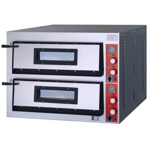 Stalgast Four à Pizza | F-Line | 2x 6 Pizzas 36cm | 1010x1210x(h)750mm | 18 KW