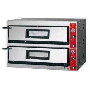 Stalgast Four à Pizza | E-Line | 2x 6 Pizzas 30cm | 1150x735x(h)750mm | 18,8 KW