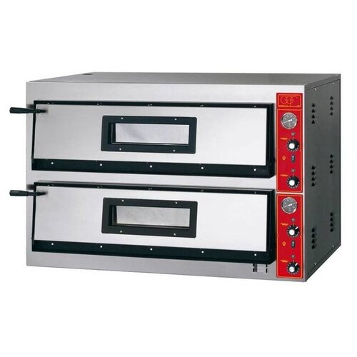 Stalgast Four à Pizza | E-Line | 2x 6 Pizzas 30cm | 1150x735x(h)750mm | 18,8 KW