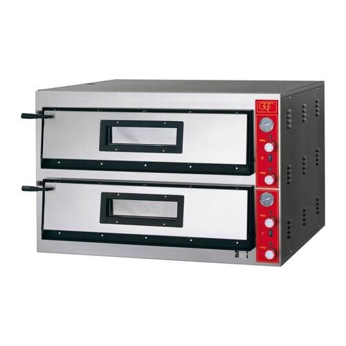 Stalgast Four à Pizza | E-Line | 2x 9 Pizzas 30cm | 1150x1020x(h)750mm | 19,2 KW