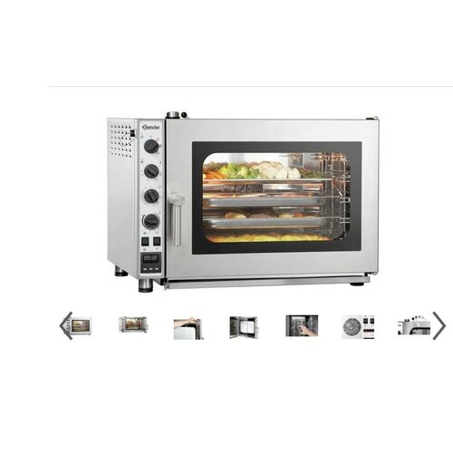 Bartscher Four | Cuisson à la vapeur mixte |890x815x635mm