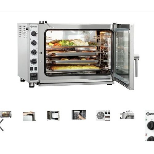 Bartscher Four | Cuisson à la vapeur mixte |890x815x635mm