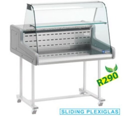 Diamond Comptoir Vitrine Réfrigérée | Vitre Bombée | 1500x930xh660 mm