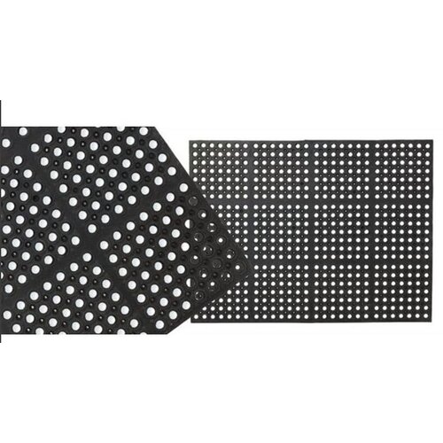 CHRselect Tapis de Sol | Emboîtable | 91x91cm | Caoutchouc