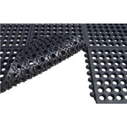 CHRselect Tapis de Sol | Emboîtable | 91x91cm | Caoutchouc