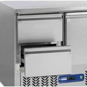 Diamond Kit Bloc Tiroirs | pour Ensemble Table Frigorifique | 1/2 + 1/2 h100mm