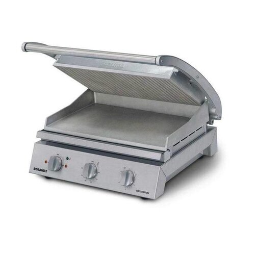 Roband Grill de cuisson ROBAND | 8 sandwichs | Plaque supérieure Rainuré | 2990W | 560x490x220(h)mm Roband Grill de cuisson ROBAND | 8 sandwichs | Plaque supérieure Rainuré | 2990W | 560x490x220(h)mm