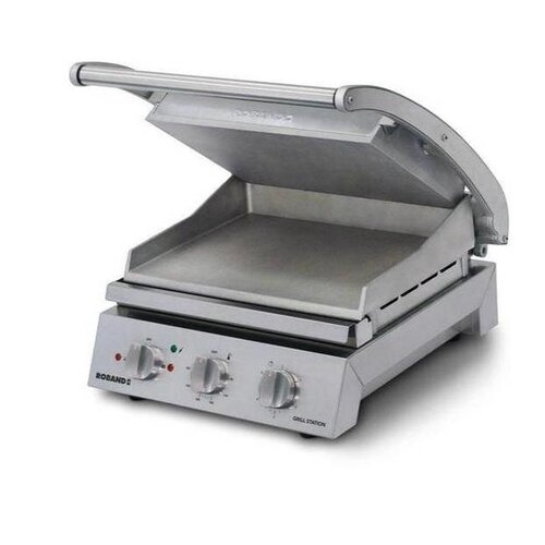 Roband Grill de cuisson ROBAND | 6 sandwichs Plaque supérieure lisse | 2200W | 435x490x220(h)mm