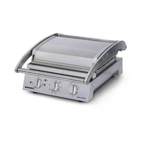 Roband Grill de cuisson ROBAND | 6 sandwichs Plaque supérieure lisse | 2200W | 435x490x220(h)mm