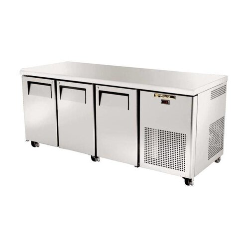 True Comptoir Réfrigéré | Inox | 3 Portes | 456 Litres | 1880x705x(h)831mm