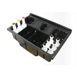 Bar Professional Casier à Cocktail | avec Evier, Egouttoir et Compartiment à Bouteilles | 850x550x340mm