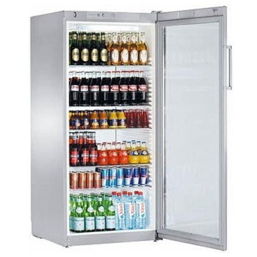 Liebherr Réfrigérateur | Gris Acier | Dynamic | Porte en Verre | Liebherr | 572 Litres | FKvsl 5413 | 750x730x(h)1640mm