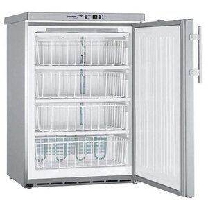 Liebherr Congélateur | Modèle de Table | Statique | Inox |avec Tiroirs | Liebherr | 143 Litres | GGU 1550 | 600x610x(h)830mm
