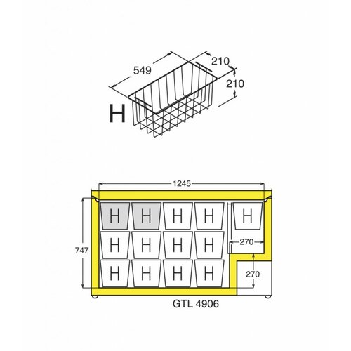 Liebherr Congélateur Coffre | Couvercle en Inox | Liebherr | 485 Litres | GTL 4906 | 1370x780x(h)910mm