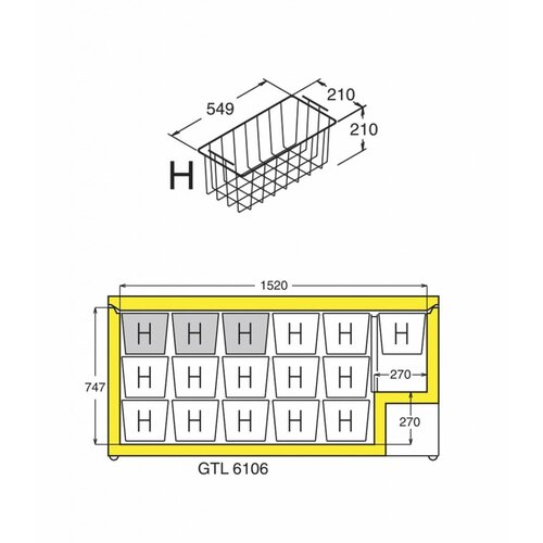Liebherr Congélateur Coffre | Couvercle en Inox | Liebherr | 485 Litres | GTL 4906 | 1370x780x(h)910mm