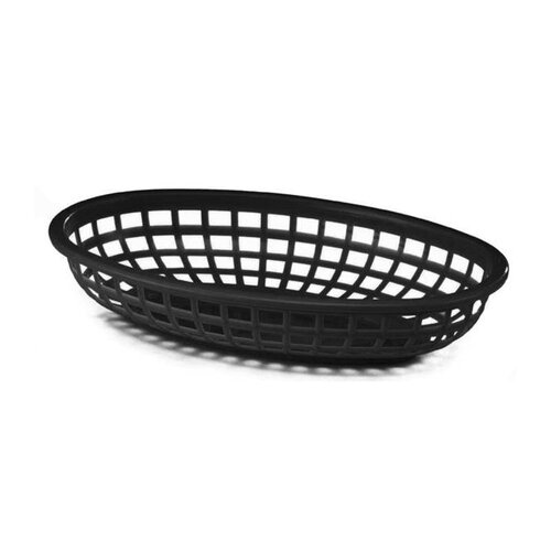 Bar Professional Panier Oval | Plastique | Noir | 230x155x(h)30mm