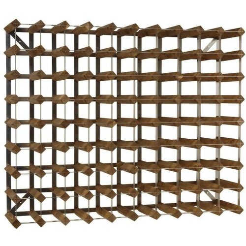 Bar Professional Casier à Vin | 90 Bouteilles |  Bois / Métal | 820x240x(h)1000mm