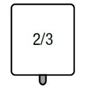 Saro Panier à pâtes GN2 / 3 | pour cuiseur de pâtes Saro